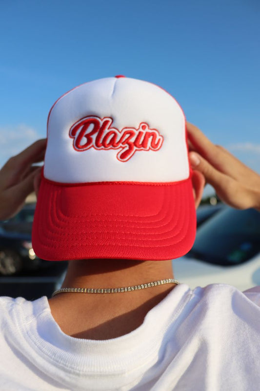 Red Blazin Trucker Hat (Limited Stock)